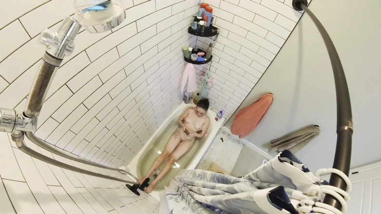 Bigmax8inch: Shower After Fitness Full Solo Girl