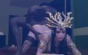 X Hentai: Medusa Queen pieprzyć BBC Sąsiad część 02 - Animacja 3D 262