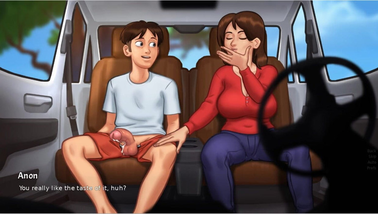 XXX Games Bunk: Summertime Saga - เกมเพลย์ - สวมบทบาท - debbie - เย็ดในรถ