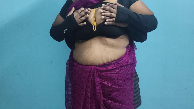 SneakyManner48: Tamil manager moglie tradimento di compleanno con lo staff dell'azienda,...