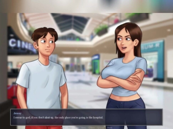 3DXXXTEEN2 Cartoon: Butt plug yang sangat besar. Seks kartun porno 3D