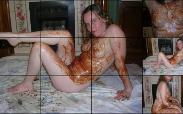 Littlevixen: Haley Gets Messy in Chocolate Sauce