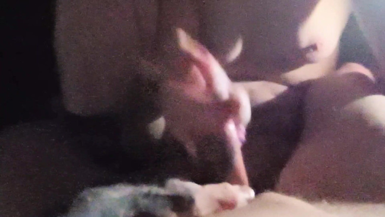 Couple making videos: Great Head