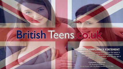British Teens: Gadis hot inggris 18 tahun lagi asik pria di kamar