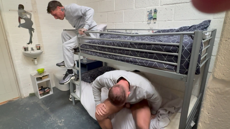 Troy White UK: Straight Lad Gets Quick Blowjob From Cell Mate