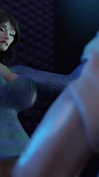 3D Futa Sex oralny Wielki Kutas Shemale Animacja