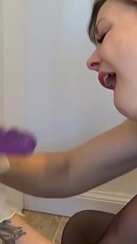 Latex Glove Handjob Fantasy - Realistic Dildo Play