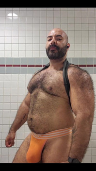 Man in Bathroom