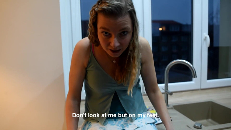 Czech Soles - foot fetish content: Pretty neighbour wants a foot massage
