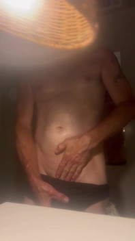 Strait Hard Dicked Disbee Jerks off and Cums Into His Undies