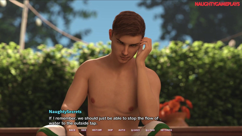 Naughty gameplays: Tante semok dengan bikini lagi menggoda cowok mesum yang lagi...