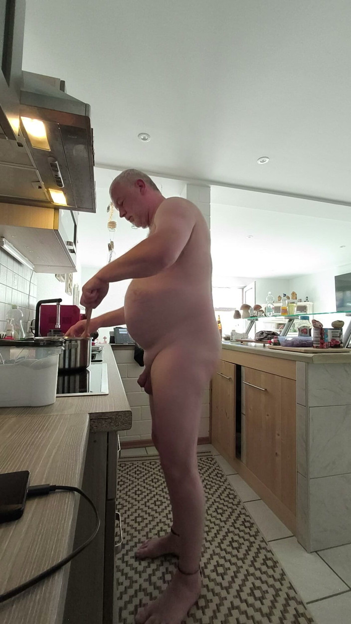 Carmen_Nylonjunge: Nudist Cooking My Stepmom's Pasta Dumplings