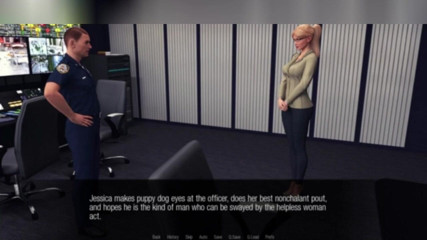 3DXXXTEEN2 Cartoon: Jessica's mammary manipulations. 3D porn cartoon sex