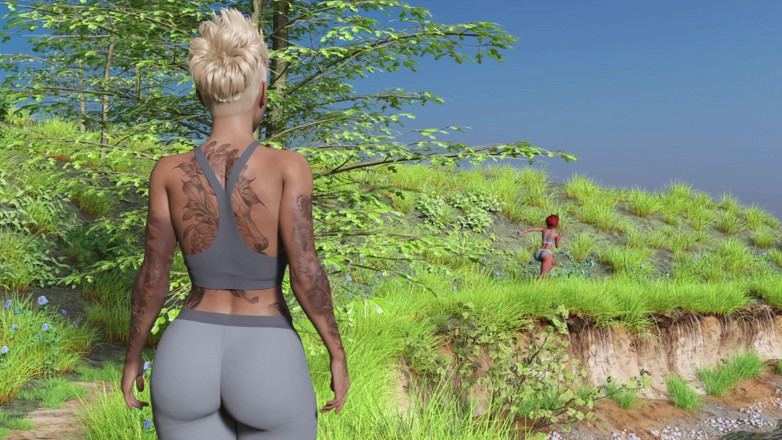 3D Cartoon Porn: Adored by the Devil 5 - Katherine Allows Charlie to Stare at...