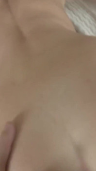 Lovely russian teen is pleasing guy's cock in POV