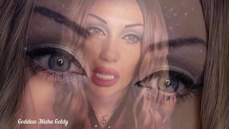 Goddess Misha Goldy: Asmr yang mempesonakan &amp; hubungan mata! Saya akan memakai kesucian mental...