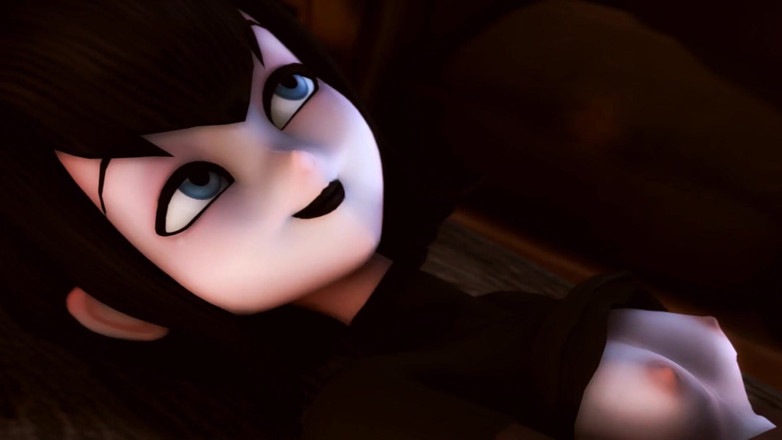 Velvixian 3D: Mavis использует ее дилдо