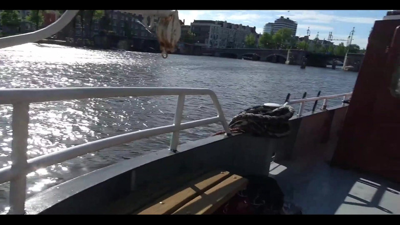 Andy Star: Amsterdam jebanie w Kanałach w środku Amsterdamu Wkradliśmy się do houseboat...