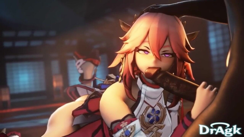 DrAgk: Hilichurl Genshin animación compilación Eula Hutao Raiden shogun Yae Miko...