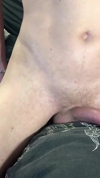 Fucking with a Pillow and a Sofa and a Big Cumshot