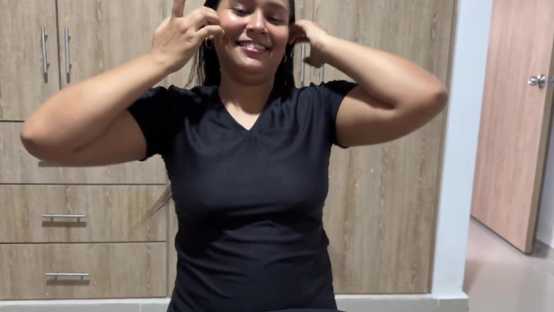 EMY_AND_JONH: Stepsister Asks Me to Record Her Exercises for Tiktok and...