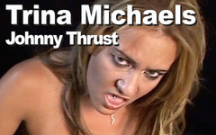 Edge Interactive Publishing: Trina Michaels & Johnny Thrust saje anální výstřik na obličej