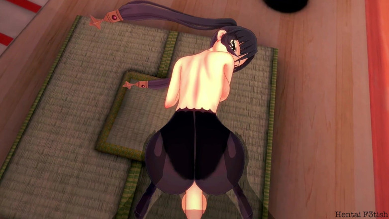 HentaiF3tish: Genshin Impact Mona Hentai creampie