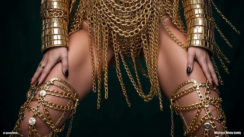 Goddess Misha Goldy: Pinned by My Heel