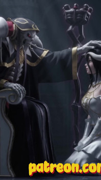 Sexo anal com boquete animado de Albedo Overlord