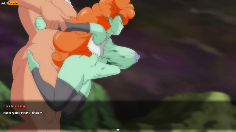 LewdArcade: Dragon Boll Zanj paroduje sexuální hru - super děvka z turnaj 02...