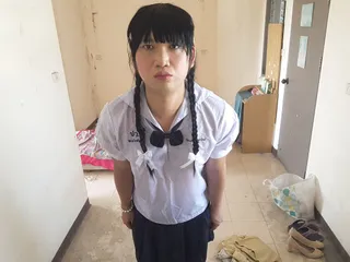 Thai student ladyboy show