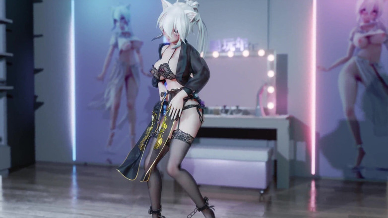 MikuMotion: Gfriend-mago Stile antico; L'elegante ghesam; Calze nere senza cavallo