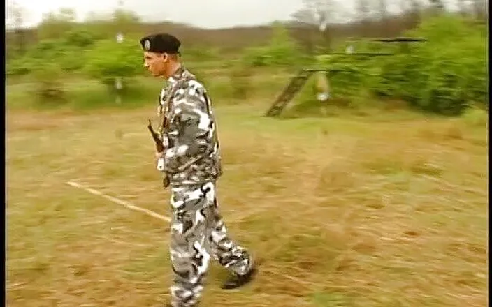 Boy Zone: Gay soldiers banging in threesome