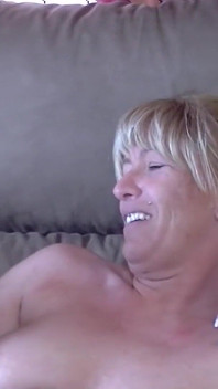 German Mature Lesbians Teresa Lynn & Debbie D Love to Fool Around with Each Other Outside