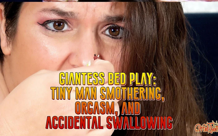 Wild Phoenix: Giantess Bed Play: Tiny Man, Orgasm &amp; Accidental Swallowing