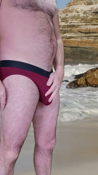 Polla en la playa