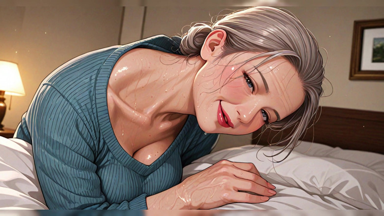 AI Porn: Blå tröja döljer enorma bröst