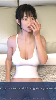 그녀는 포르노를 보고 다른 남자를 생각하면서 자위를 시작했습니다.