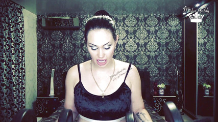 Goddess Misha Goldy: Fortes músculos adoram! Motivação esportiva para perdedores patéticos como você! 120...
