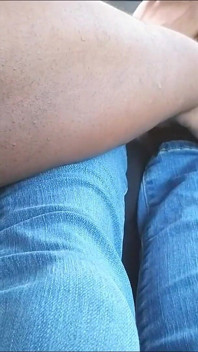Car Session Having Andrea's Size 8 Dark Chocolate Ebony Feet for Breakfast!!!