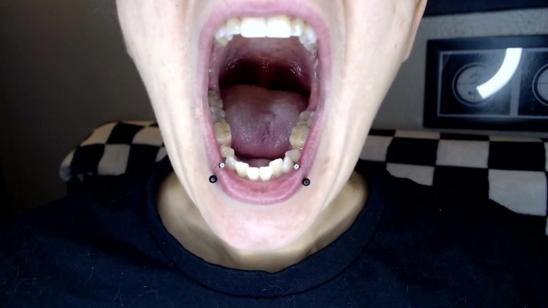 Abby Anna: Big Wide Inside Both Girls Mouths