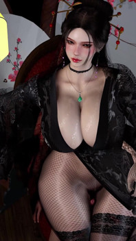 Une MILF mature super sexy en 3D se fait baiser par une vieille grosse bite