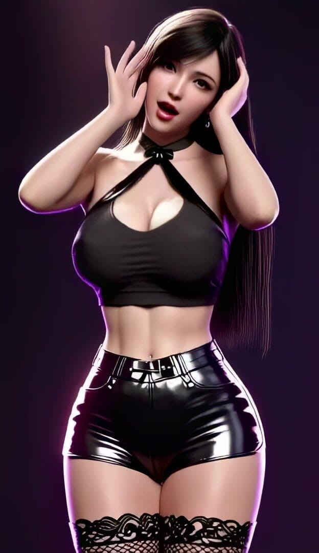 3D-Hentai Games: Tifa的激烈舞蹈（hellovenus - 我生病了）