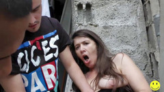 French Amateur Porn: Zralá děvka je ošukaná třemi mladšími muži