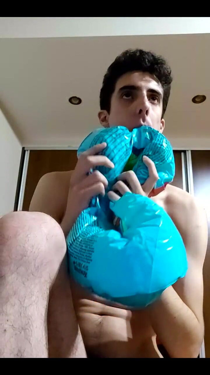 Floatie Boy: Vertical Vid - Blowing up as Much Inflatable Swimrings as I...