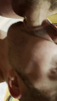 Srepdad’s Big Cock Gets a Cock Deep Throat and Nipple Play