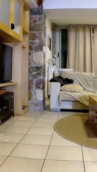 Surveillance Camera Slutty Wife Cheating on Her Husband While Alone at Home with the Pizza Delivery Guy, Delivery Guy Sex