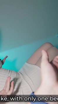 Stepmom's Naughty Video Call Sparks Wild Hotel Bed Share with Stepson