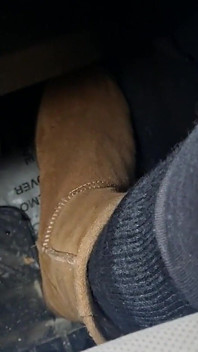 Conducción de botas ugg