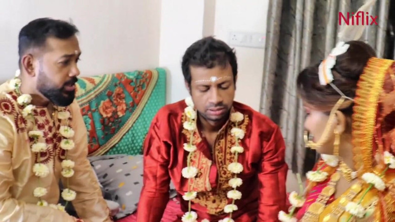 Anjalisingh_sexy: Newly Married Wife Fucked by Husband and Stepbrother in Law...